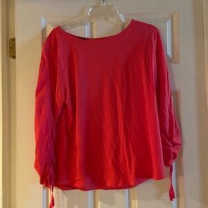 Talbots Bright Pink Long Sleeve Tee